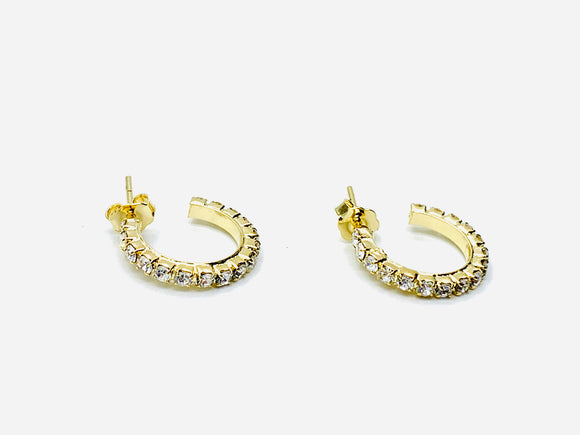 Gold Layered Small Hoop Earrings