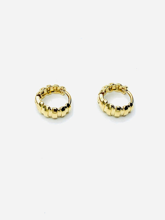 Gold Layered Small Hoop Earrings